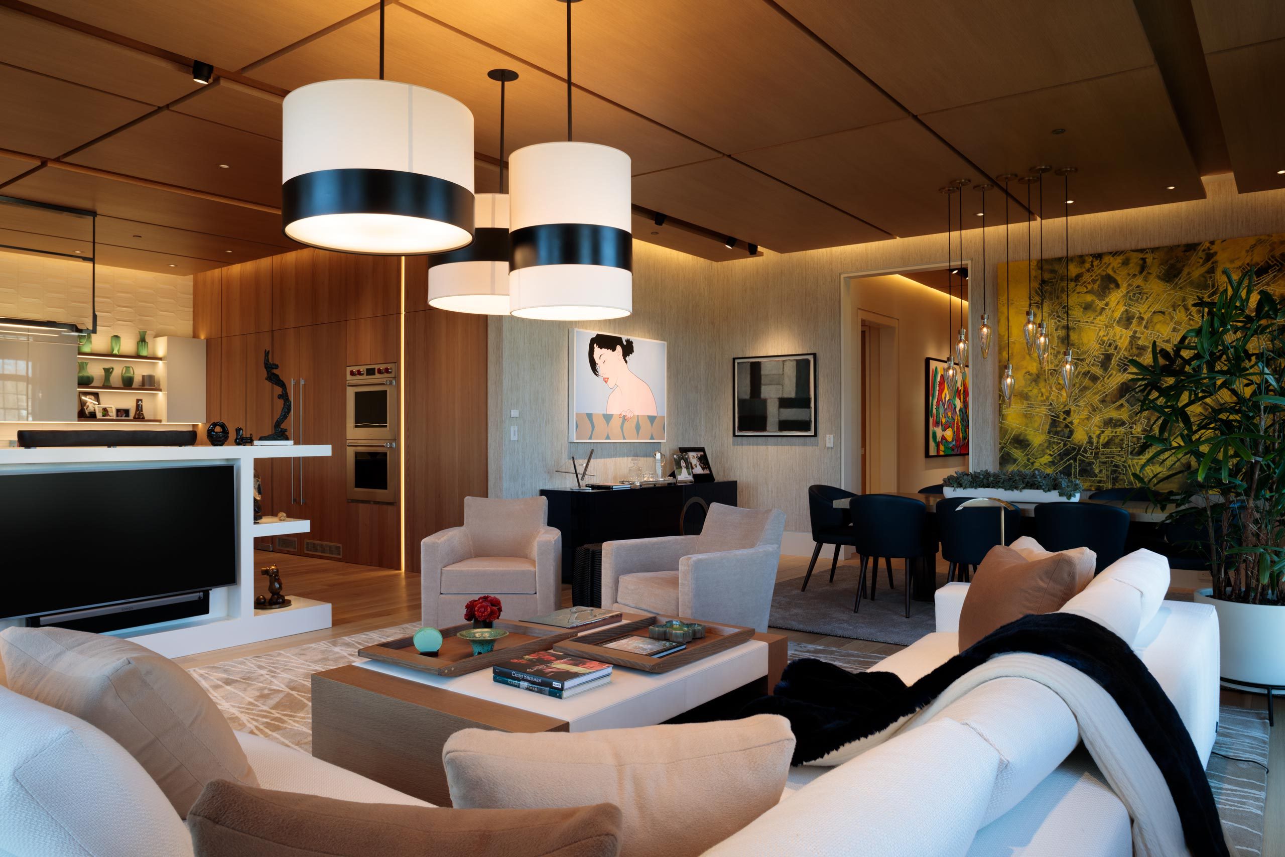 Image showcasing LS Group | Penthouse Columbus | Residential Lighting Design